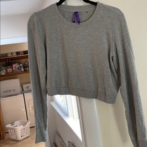 Women’s Seraphine maternity grey crop top